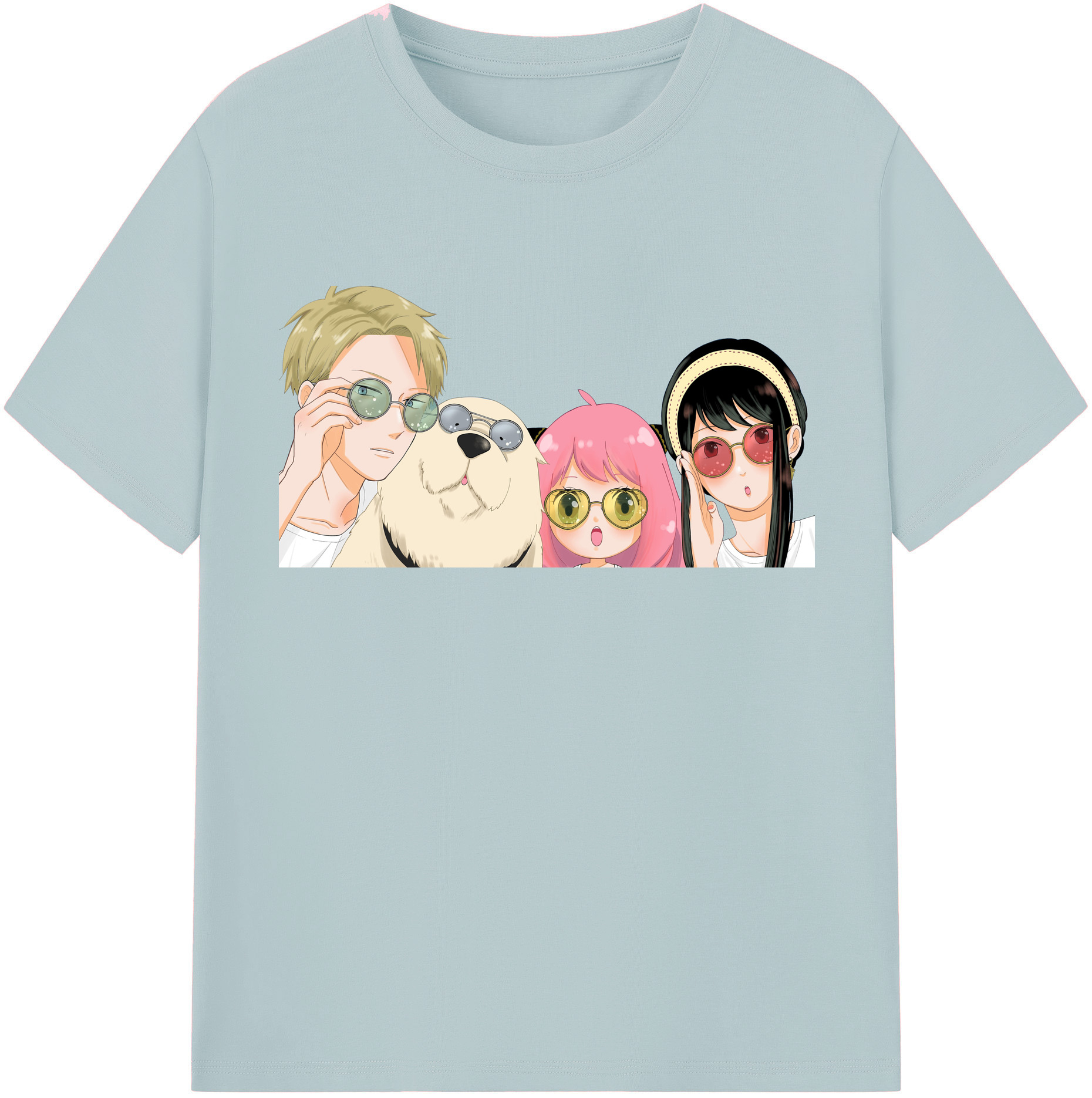 （画像用） SPY×FAMILY间谍家家酒 綿100％半袖Tシャツ（フロントプリント）